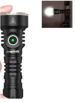 Wurkkos TS12 EDC Taschenlampe,1400 Lm Mini Taschenlampe mit 3 * 90 CRI LEDs und Orange Zusatzlicht,Ideal für Haushalt,Camping,Angeln,Garage,Notfall,Stromausfall,Outdoor