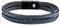 Segeltau Armband Geflochten Nautisch mit Magnetverschluss Seil Armbänder Maritim Surferarmband Galeara Noa (Noa Premio Dunkelblau - Schwarz, 215)