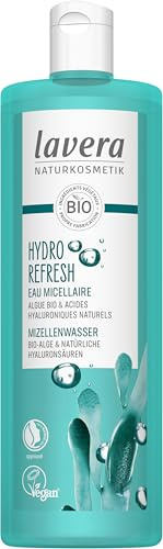 lavera Hydro Sensation Eau micellaire 400 ml | Cosmétique naturelle végane, hydratation nourrissante intense, teint frais, démaquillant, eau micellaire, nettoyage doux