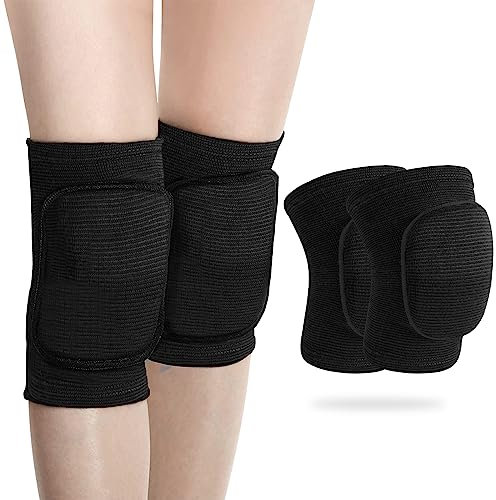 Rodilleras de voleibol, suaves y transpirables de esponja gruesa para jóvenes, rodilleras de voleibol para hombres, mujeres y niñas, rodilleras protectoras para voleibol, baloncesto, fútbol, baile,