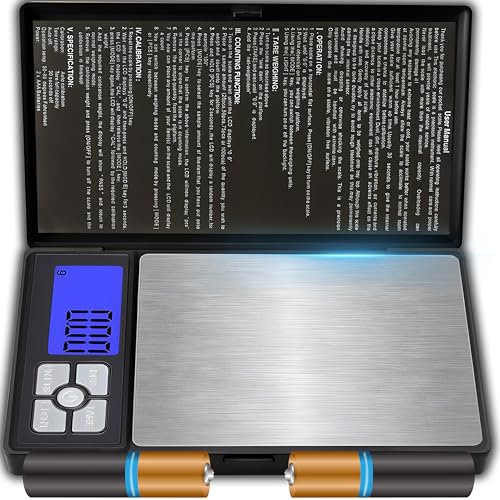 Retoo Taschenwaage 200g/0,01g, Schmuckwaage, Goldwaage Präzisionswaage Digitalwaage, Multifunktions mit beleuchteter LCD, Milligramm Waage, Münzwaage for Schmuck, Feinwaage, Mini Küchenwaage, Schwarz