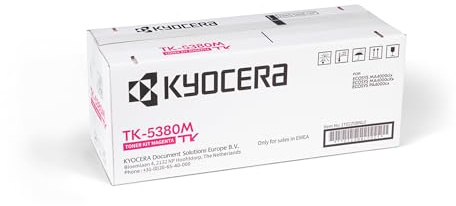Kyocera TK-5380M Original Toner Drucker Magenta 1T02Z0BNL0, 10.000 Seiten | Drucker Toner kompatibel für PA4000cx, MA4000cix und MA4000cifx. Tonerkartusche