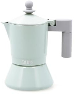 Quid Ozon Cafetera Aluminio Fundido 3 Tazas Aluminio Apto Vitrocerámica Apto Inducción