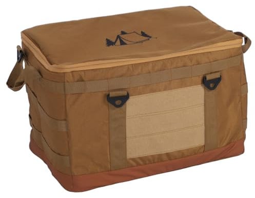 45 Liters Camping Storage Bag, Large Capacity, Waterproof Oxford Fabric, Onboard Design, Innovative Collapsible Soft Storage Box, Vehicle Use for Outdoor Camping, Picnic, Traveling