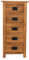Kemtpase Eiche Kommode mit 5 Schubladen, schmale Kommode, hohe Kommode, 5 Schubladen, Kommode, Schrank, Möbel