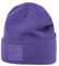 Elbsand Damen Beanie ESBea Strickmütze mit Logopatch 10011 00 Ultra Violet (614)