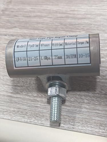 Stainless Steel Pipe Repair Clamp, 1/2 X 3 inches, Clamp with Bolt, Water/Copper Pipe Leak Repair Kit(21-25MM)
