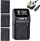 TAVT Camera Battery Charger for Nikon EN-EL15 EN-EL15C EN-EL14 EN-EL14A EN-EL3E EN-EL3, for Sony NP-F750 NP-F550 NP-FM50 NP-F770 NP-F930 NP-F950 NP-F960 NP-F970 NP-FM55H NP-FM500H