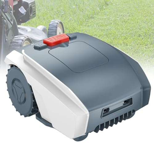VNATWGOO Robot Tagliaerba, Robot Tagliaerba Automatico, Robot Tagliaerba Auto-Ricaricabile con App, Area Prato Massima di 1500 M