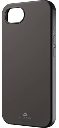 Black Rock Handyhülle für iPhone 16e (Silikon Hülle, ultra slim, antibakterieller Effekt, passgenaue Handyhülle, flexibel, Antirutsch Oberfläche, pflanzenbasiertes Material) schwarz