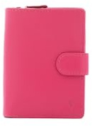 Sergio Valentini Damenbrieftasche Ecopelle Druckknopf 13x9,5cm UNICA Fuxia
