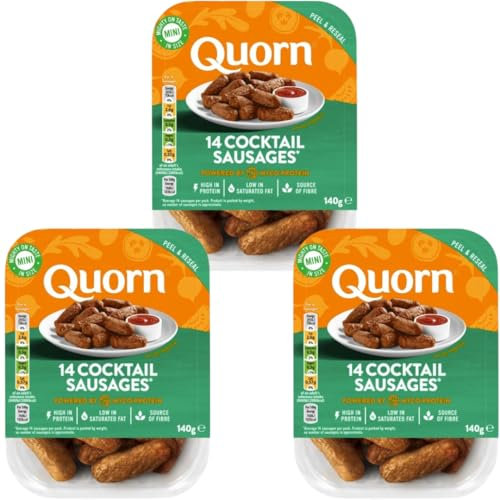 Vegan Cocktail Sausages Quorns 3x140g (3x140g)