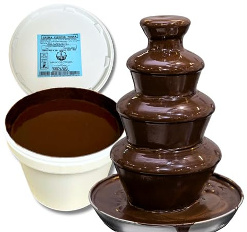 Chocolates Marcos Tonda - Chocolate para Fuente de Chocolate 6kg | Chocolate Negro para Fuentes de Chocolate