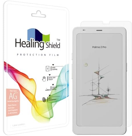 Healing Shield Pellicola protettiva per Onyx BOOX Palma2 Pro, pellicola opaca con texture di carta leggera, resistente ai graffi, sensibilità al tocco-palma 2 pro