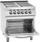 Bartscher 4 Platten Elektroherd 900 Master mit Elektrobackofen 2/1 GN Gastronomiebedarf