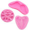 Lot de 3 moules en silicone en forme d'ailes d'ange pour fondant, gâteau, cupcake.