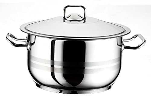 Home Shop Italia Casserole INOX Alice cm 36 Kitchen (36 Cm)
