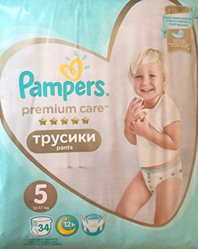 NEU 34 PAMPERS PREMIUM CARE PANTS GR. 5, 12-17 KG