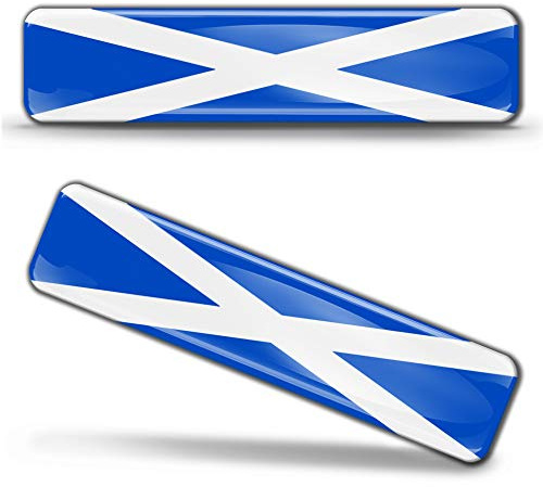 Biomar Labs Schottland Auto Flagge Aufkleber 3D Doming 2er Set F 20/2-ka