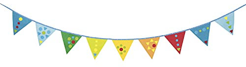 Goki Wimpelkette bunt zum Bekleben 200 cm