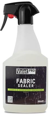 ValetPRO Fabric Sealer, Fabric Car Interior Protector, Creates Instant Hydrophobic Coating to Guard Against Spills – 500ml Spray Bottle
