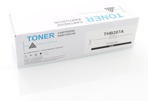 ABC Kompatibler Toner für HP 207A W2210A Schwarz für HP Color Laserjet Pro M255 M255dw MFP M282 M282nw M283 M283cdw M283fdw