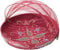 GURU SHOP Fliegenschutz Obstkorb - Weinrot/Bemalt, Größe: 35 cm Ø, Küchenaccessoires, Sonstiges