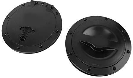 Vbestlife Deck Plate-Circular Non Slip Inspection Hatch, 6 Inch Marine Cover Pull Out Deck Plate with Storage Bag for Boat Kayak Canoe Kayak Accessory,boating