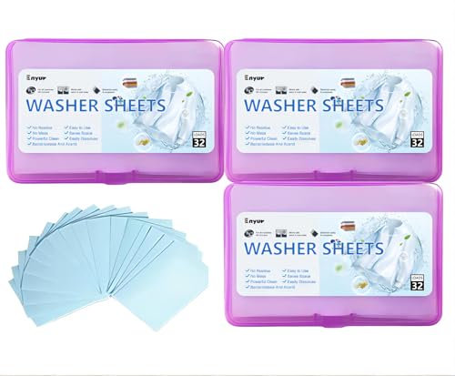 Enyur Reise-Wäscheseife, Waschkapseln, Waschmittelkapseln, Kleidungswaschmittel, Waschmittel, Wäscheseife, 96 Ladungen, frischer Duft