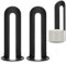 com-four® 3X Pad-Heber für Kaffeepads, Zubehör für Kaffeepaddosen, praktischer Pad-Lifter für Kaffeedosen, einfache Entnahme von Coffeepads (Zubehör - 3 Heber - schwarz)