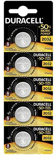BVBA Duracell 2032 Lot de 5 Piles Bouton au Lithium 3 V avec Technologie Baby Secure (DL2032/CR2032)