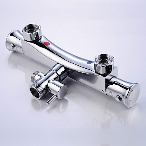Dusch Armatur Brausethermostat Bad Duschthermostat Messing Dusche Mischbatterie für Badezimmer