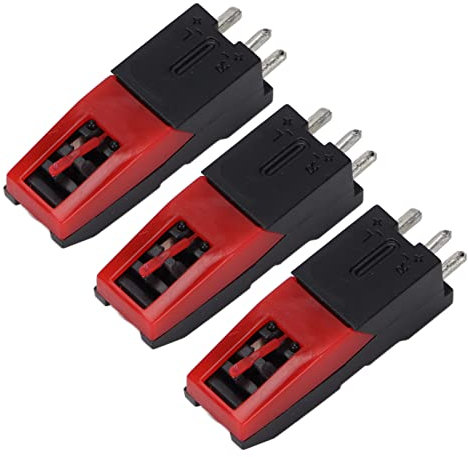 Aguja para Tocadiscos para Tocadiscos LP, 3 Uds. Aguja para Tocadiscos de Repuesto Aguja para Tocadiscos Reemplazo Antiguo Lápiz para Fonógrafo de Vinilo(Varilla de plastico)