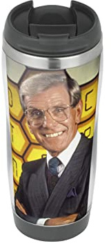 Profiles Blockbusters Bob Holness - Travel Mug, Thermal Insulated Cup for Hot and Cold Beverages Drinks