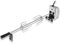Froadp 117cm Grillspieße aus Stainless Steel mit Motor 220-240V 8x8mm Edelstahl Barbecue Skewer Set mit 2 Fleischnadel Drehspieß Elektrischer Barbecue Zubehör für Gasgrill Holzkohlegrill (4W)