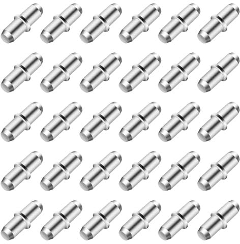 Confezione da 80 reggimensola 5 mm, reggimensola per reggimensola, reggimensola, reggimensola, reggimensola, perni per mensola, reggimensola per ripiani, reggipiano per armadietto