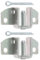 cyclingcolors 2x Support d'arbre de volet roulant à broche pour axe de diamètre 16mm mâle avec goupille fendue anti relevage Accesoire Store Fenêtre Fixation Embout Coussinet