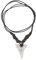 ROMISBABA Vintage Bohemian Necklace für Männer und Frauen Einstellbare Surferkette mit Holzperlen und Haifischzahn-anhänger Perfektes Strand-accessoire für Abenteuerlustige