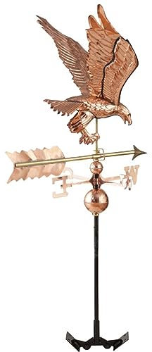 Copper Weathervanes for Roofs Metal Material goshawks Shape Weather Vanes for Yard Outdoor Garden Garage Decor Height 131 cm/15.57 inch