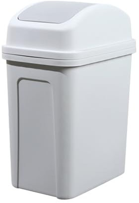Generisch MüLleimer BüRo Dustbin Abfalleimer Mit Deckel MistküBel MüLleimer, FüR KüChe Und Bad (D)