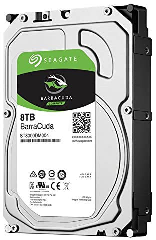 Glowster Internal Hard Drive 3.5 8 TB, SATA 600, 5400 RPM, 256 MB of Cache, Ideal for Mass Storage and Data Backup.