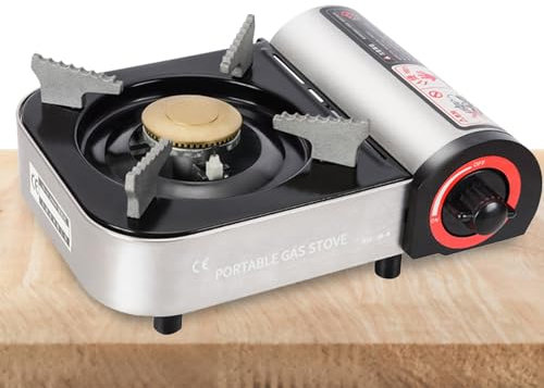 Estufa De Sobremesa Portátil, Estufa De Portátil Tipo Cassette, Hornillo Gases, Horno Multifuncional Ligero Fácil Transportar Potencia Elevada Para Actividades Al Aire Libre