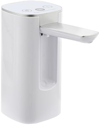 Pompa erogatore d'acqua, pompa dell'acqua con display digitale, 4 erogazioni dell'acqua, rubinetto da campeggio con pompa, portatile, pieghevole, erogatore di acqua elettrica per soggiorno, cucina