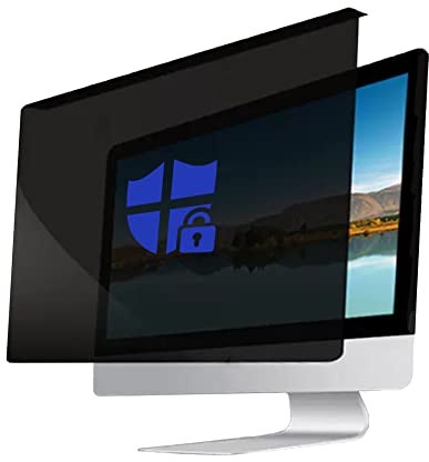 Sichtschutz für Computerbildschirme, 17-27 Zoll Monitor, abnehmbar, zum Aufhängen, kratzfest, Sichtschutzfolie, Blendschutz und Blaulichtfilter, mehrere Größen / 24 Zoll/540 (27 Zoll/612,6 x 356 mm