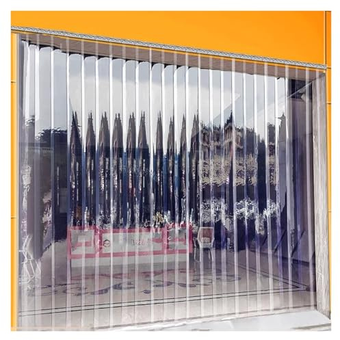 Qulamrdk Tende Verticali PVC, Tende A Strisce Plastica Vinile di Plastica Tende Verticali Adatto per I Garage per Magazzini di Fabbrica, Personalizzabile(90x230cm/35.43x90.55in)