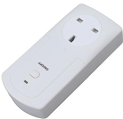 Naroote Wireless Thermostat Socket, AC90–250 V, WLAN, Plug-and-play, Wireless Temperature Controller for At Home (UK Plug 13A 3250W)
