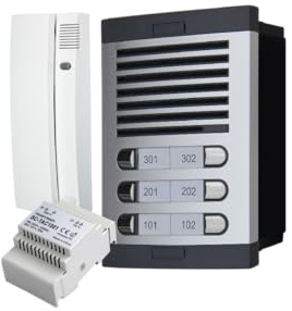 Kit de portero automatico 4+n 5 hilos (6 viviendas)