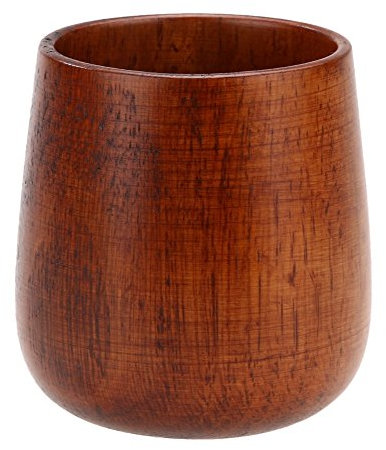 Demiawaking Primitive legno di abete naturale fatto a mano tazza colazione birra Latte Style 2