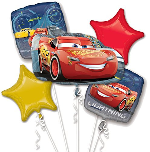 (LL) BQT: Cars 3 Foil Balloon Bouquet