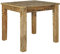 FineBuy Esszimmertisch FB45593 Braun 80 x 80 x 76 cm Mango Massivholz, Design Landhaus Esstisch Massiv, Tisch für Esszimmer Quadratisch, Küchentisch für 4 Personen, Holztisch Rustikal Klein